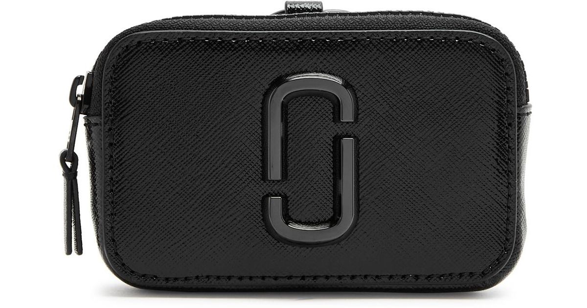 Marc Jacobs The Snapshot Nano Leather Bag Charm in Black Lyst