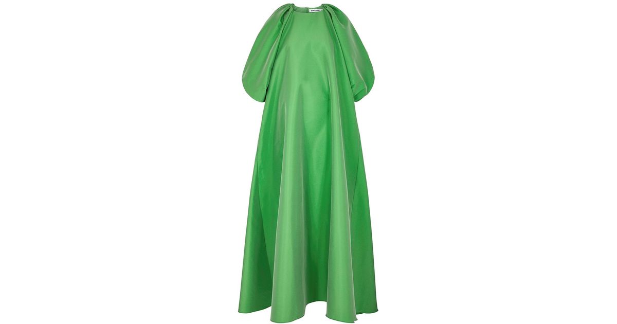 BERNADETTE Lynn Taffeta Maxi Dress in Green | Lyst