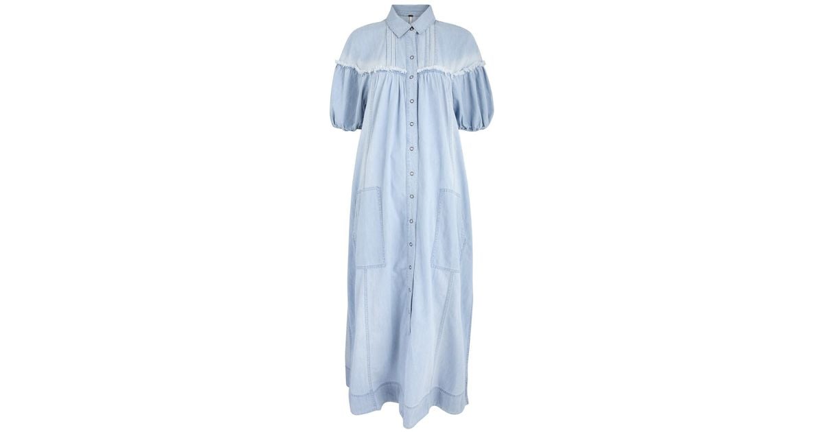 Free people chambray dress hot sale
