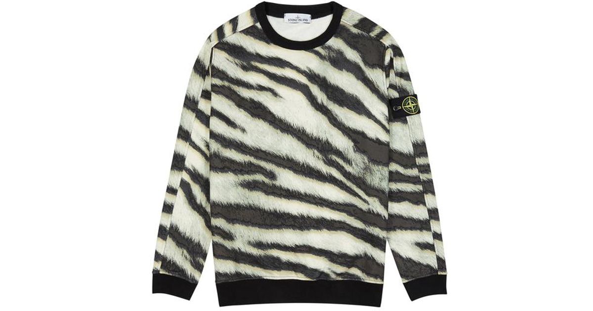 stone island tiger sweatshirt
