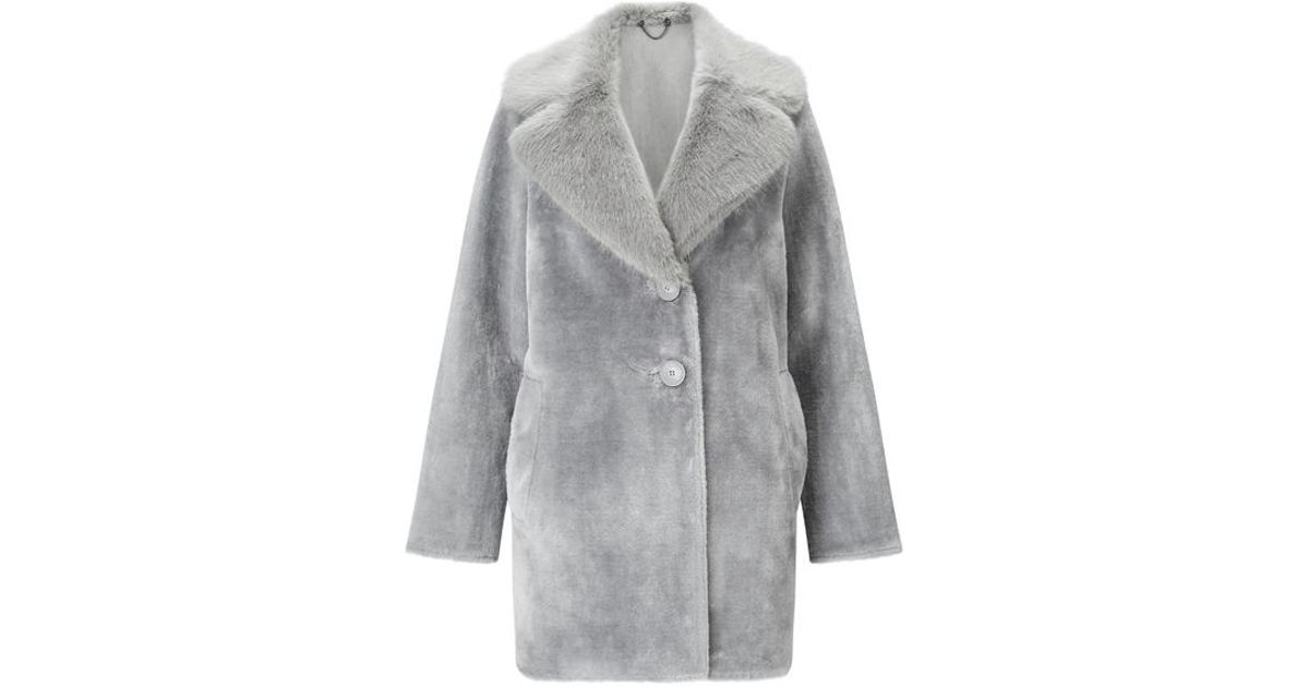 jigsaw fur coat