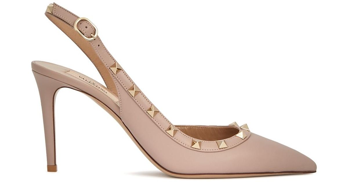 blush slingback heels