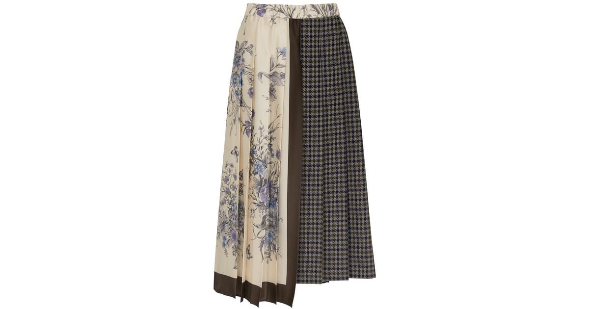 スカート Weekend Max Mara PLEIADI - Pleated viscose skirt Plissé-pleated viscose skirt, multicolour | Weekend Max Mara