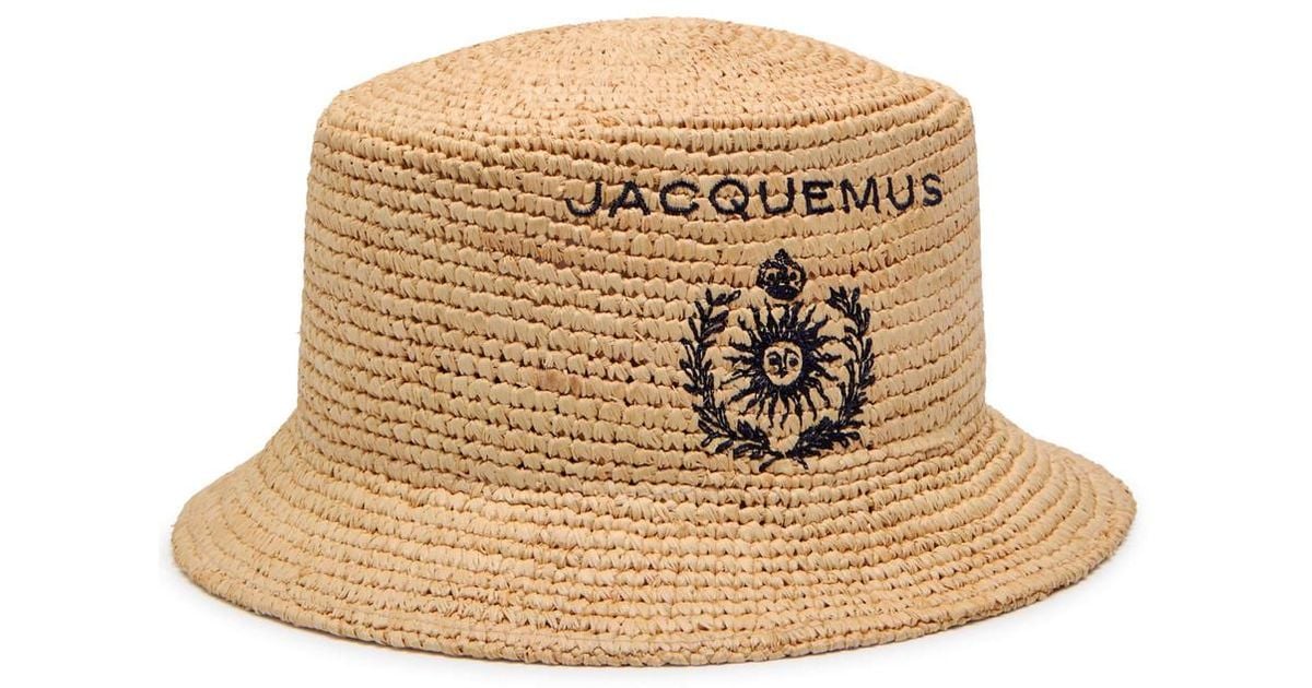 【JACQUEMUS】LE BOB PESCO HAT Beige 'Le bob Pesco' Bucket Hat by JACQUEMUS on Sale
