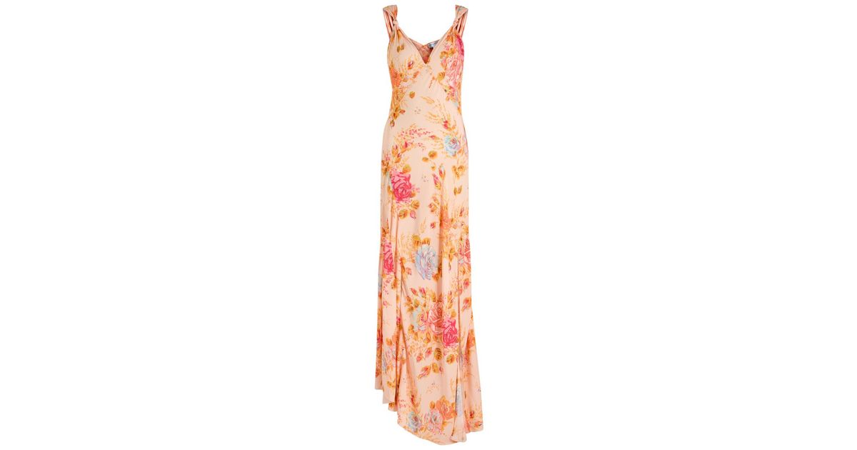 Pieces exclusive maxi dress in patchwork floral | ASOS