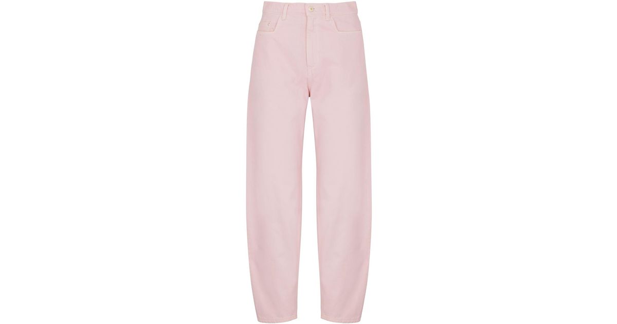 Wandler Denim Chamomile Light Pink Barrel-leg Jeans | Lyst