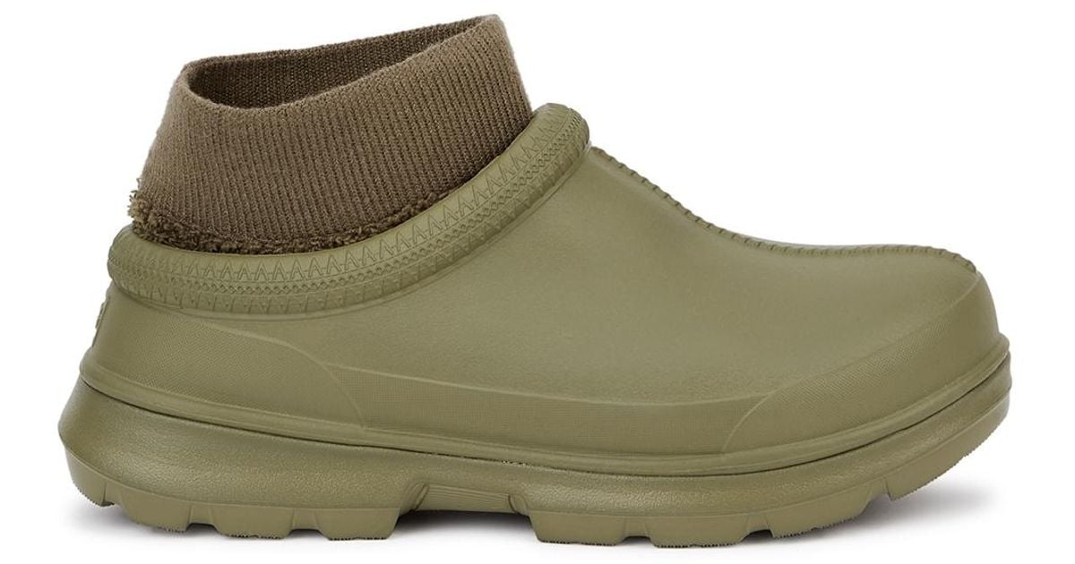UGG Tasman Army Green Rubber Clogs for Men Lyst