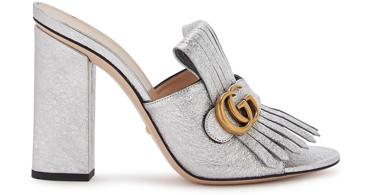 gucci marmont silver