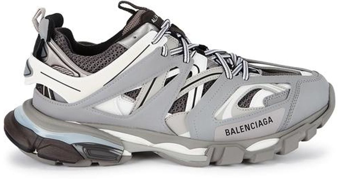 Balenciaga Track Mesh Running Sneakers in Grey (Gray) for Men - Save 54 ...