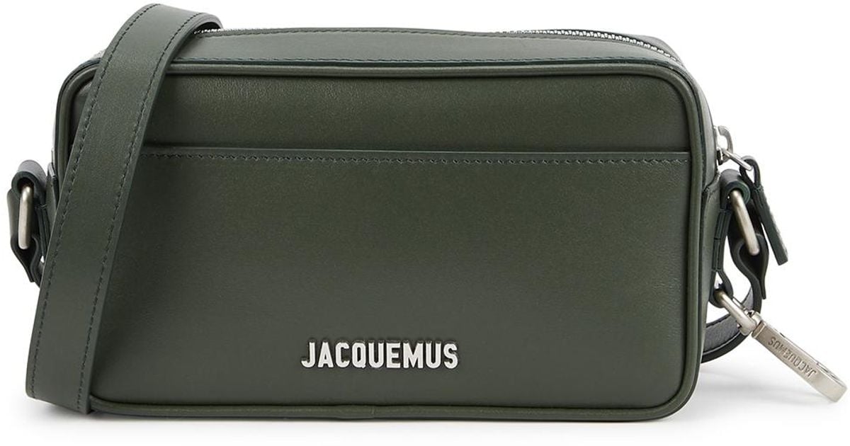 Jacquemus Le Leather Crossbody Bag in Green for Men Lyst UK