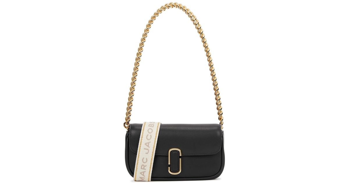 Marc Jacobs The J Marc Mini Leather Shoulder Bag in Black Lyst