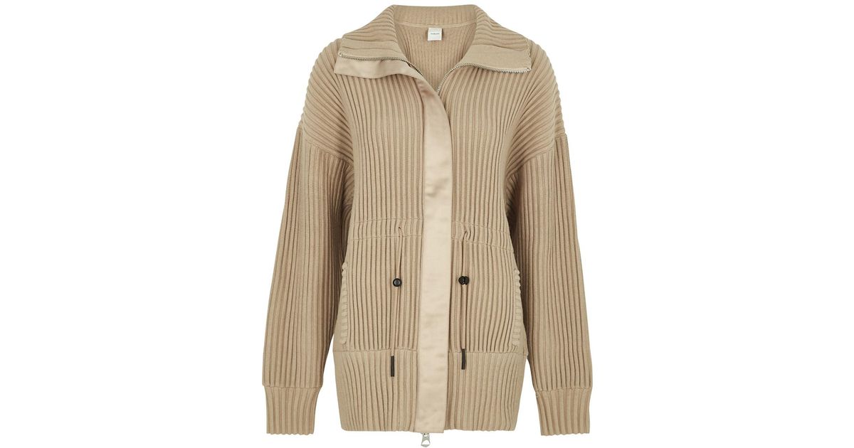 brown knit jacket