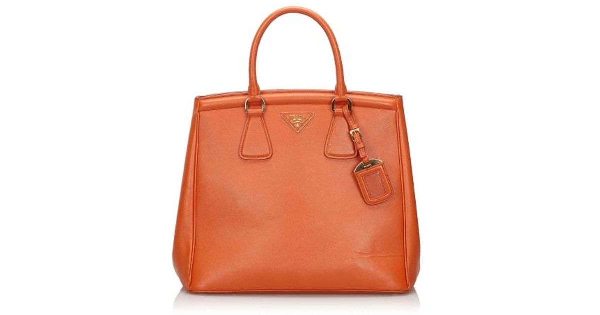 prada orange bag