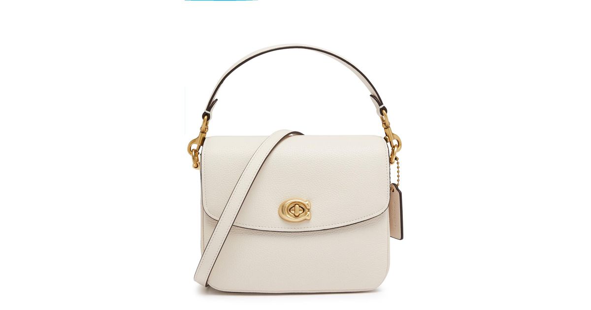 COACH Cassie 19 Leather Crossbody Bag in Natural Lyst