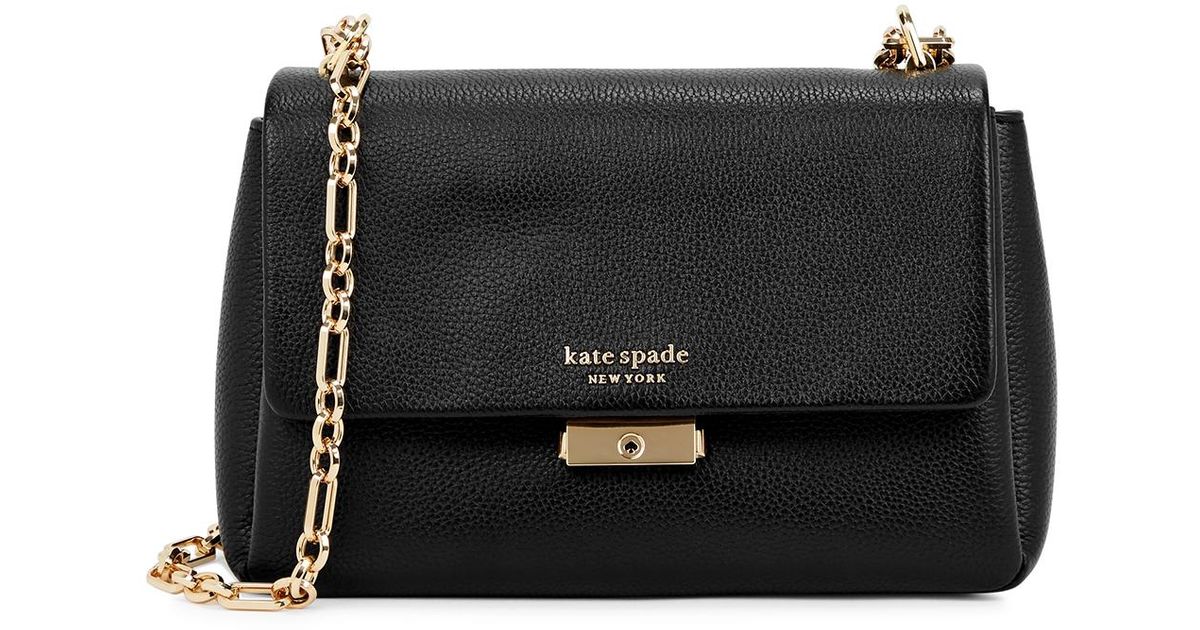 Kate Spade Carlyle Medium Black Leather Shoulder Bag Lyst