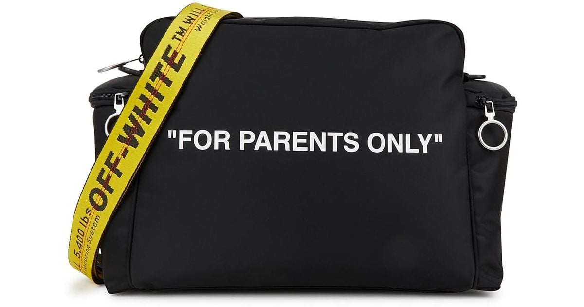 off-white ベビーフラップバッグ Off-White c/o Virgil Abloh Kids For Parents Only Nylon Baby