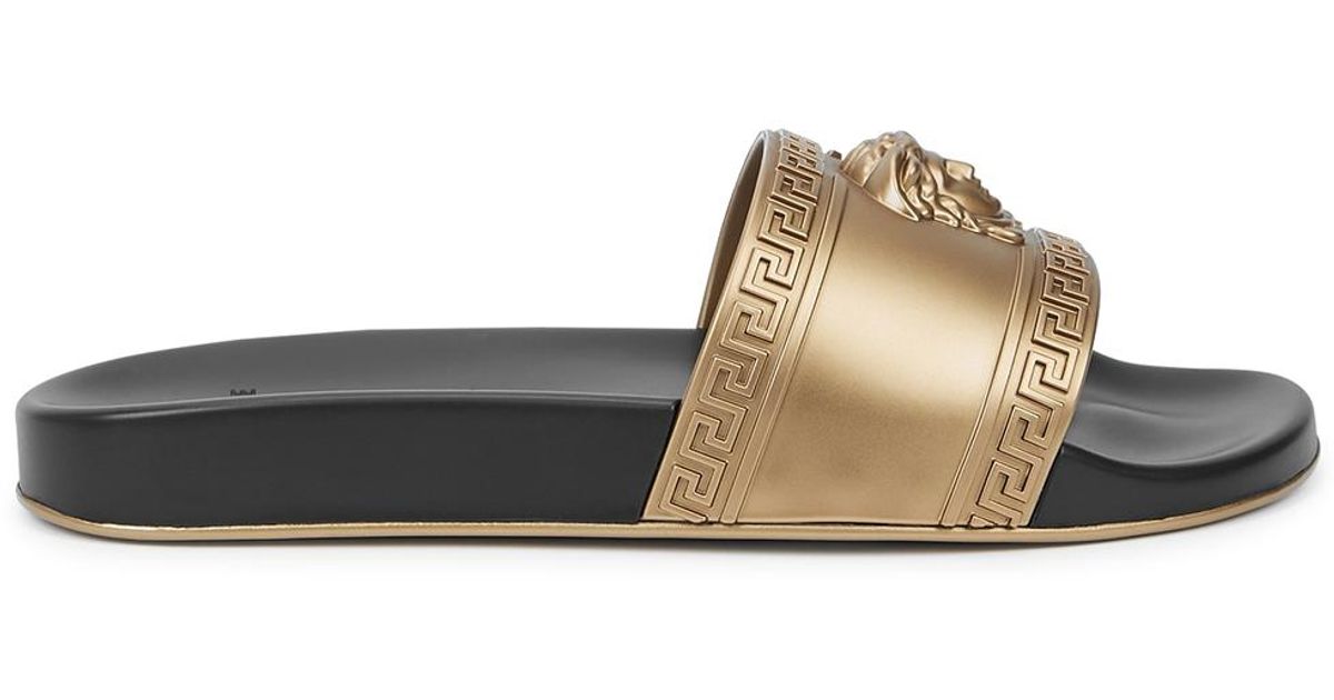 versace gold sliders