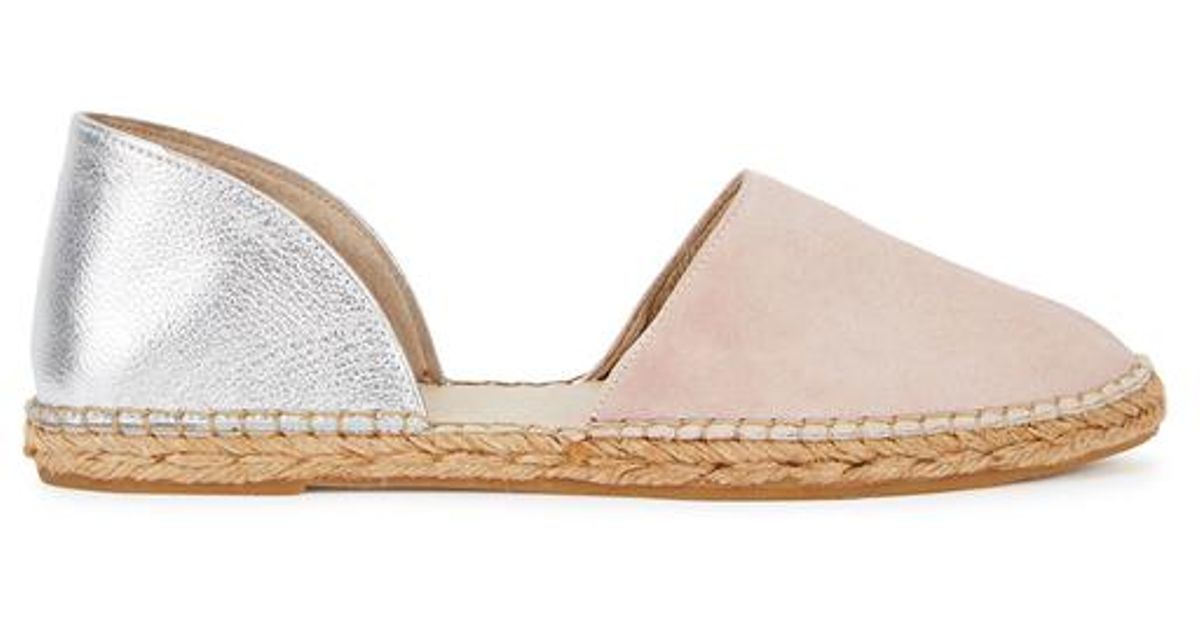 Macarena Leather And Suede Espadrilles 