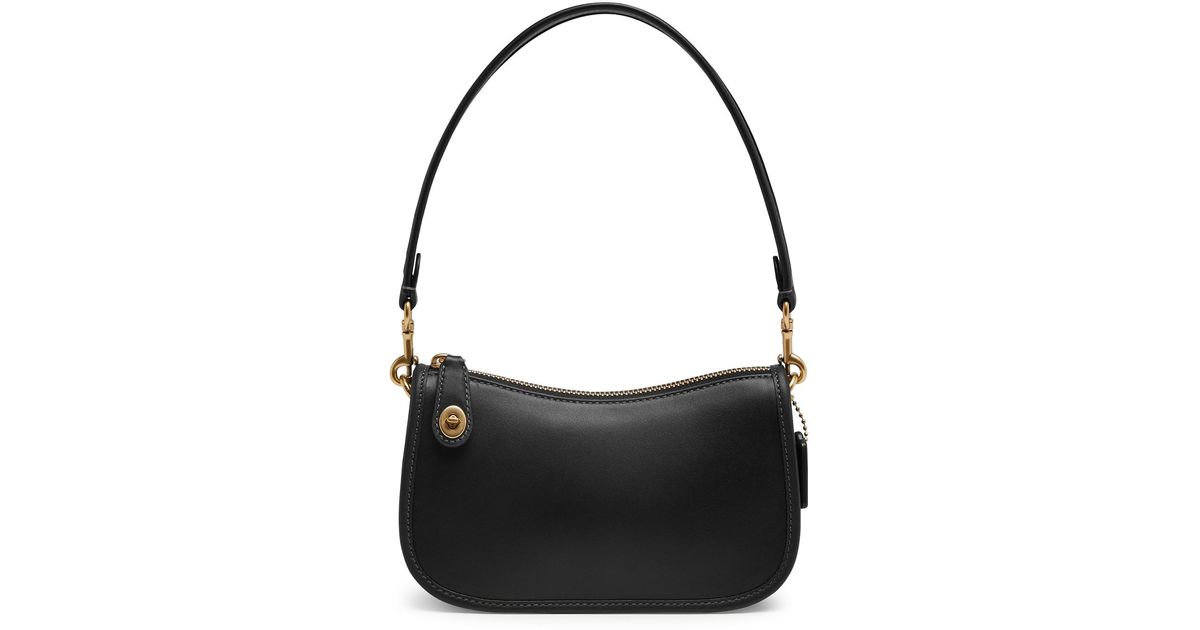 COACH Swinger 20 Leather Shoulder Bag in Black Lyst