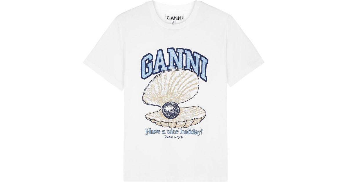 Ganni Cotton T-Shirt