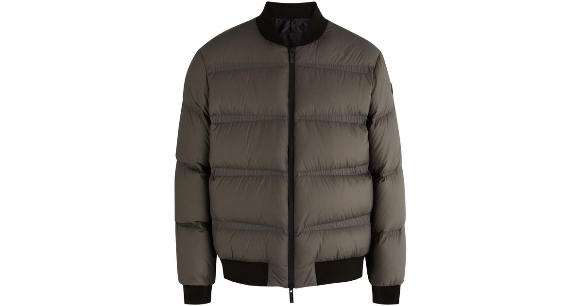 Moncler Vioz Quilted Nylon Bomber Jacket in Black for Men | Lyst