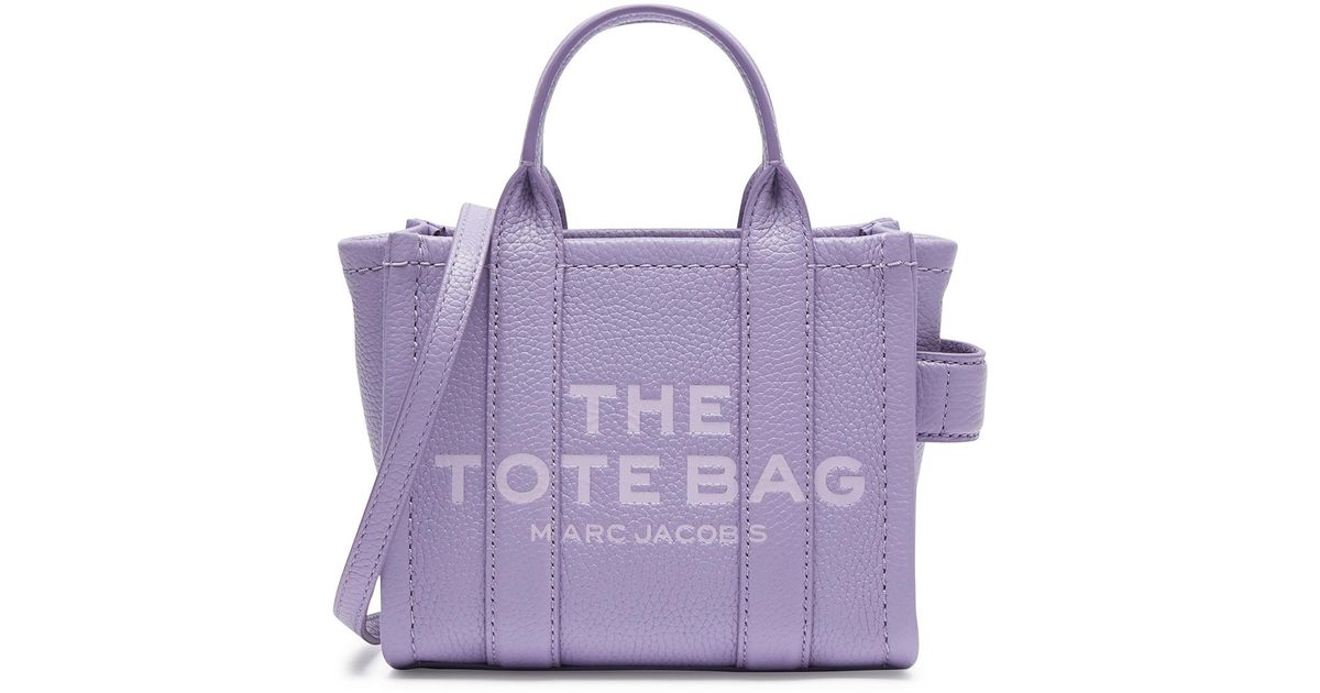 Marc Jacobs The Tote Micro Leather Tote in Purple Lyst