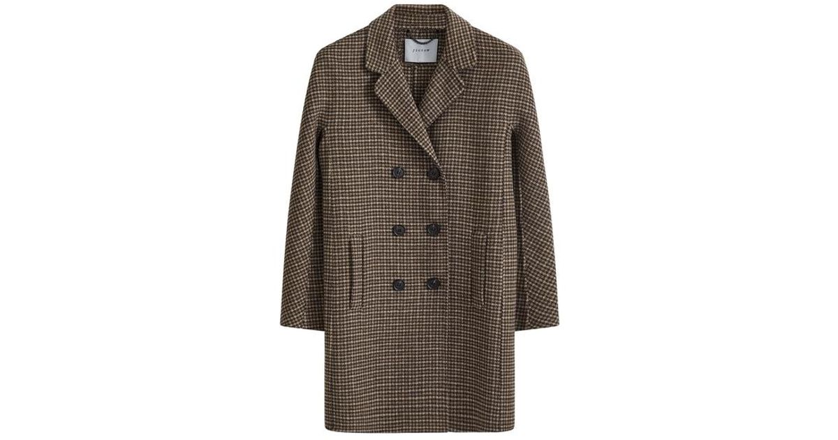 jigsaw tweed maxi coat