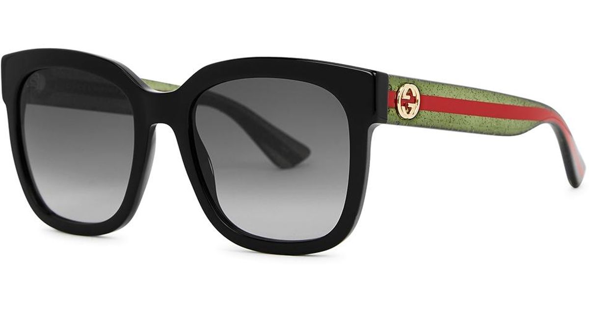 gucci web stripe sunglasses