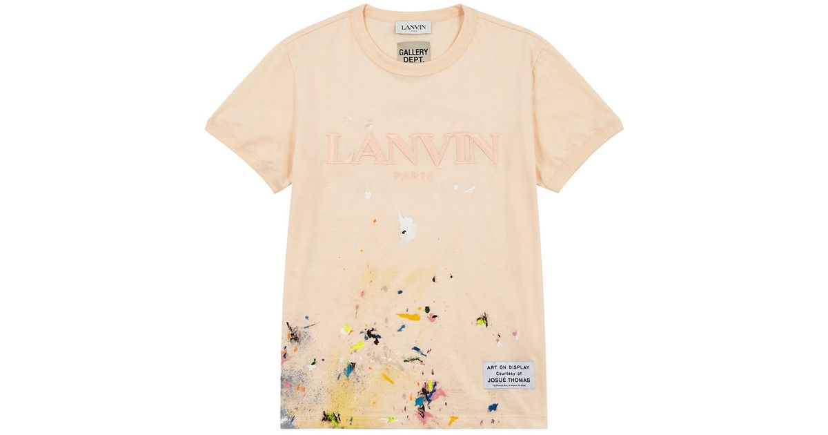 gallery dept paint splatter t shirt