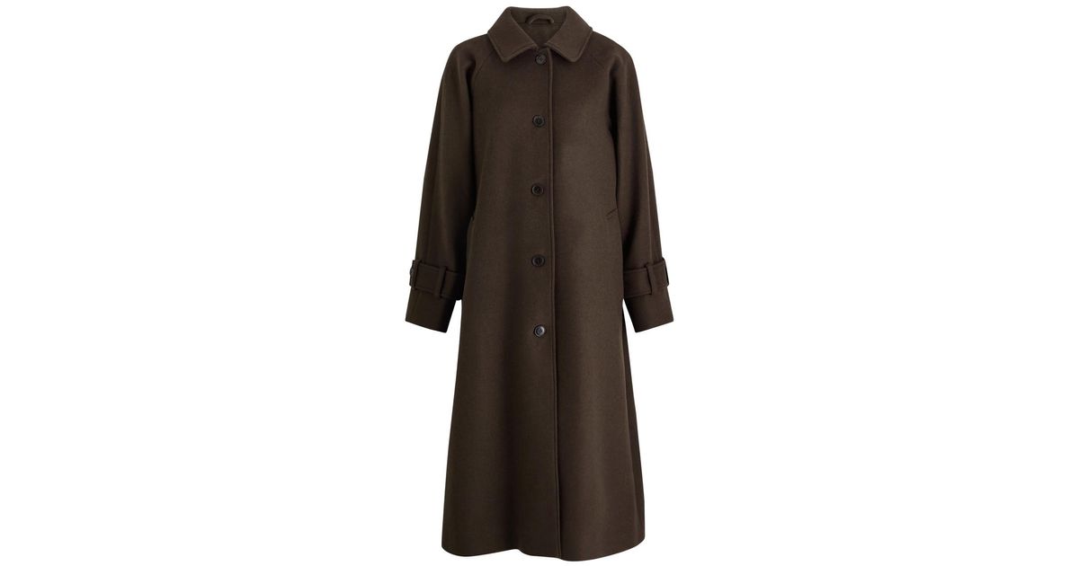 Skall Studio Mary Coat Dark Brown 24AW SKALL STUDIO Mary Coat