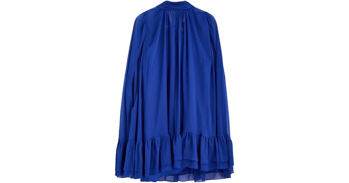 alice and olivia blue cape dress Universal Uniform Tool for Military and First Responders main image 0