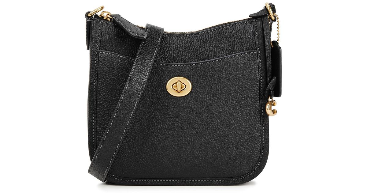 COACH Chaise 19 Leather Crossbody Bag in Black Lyst
