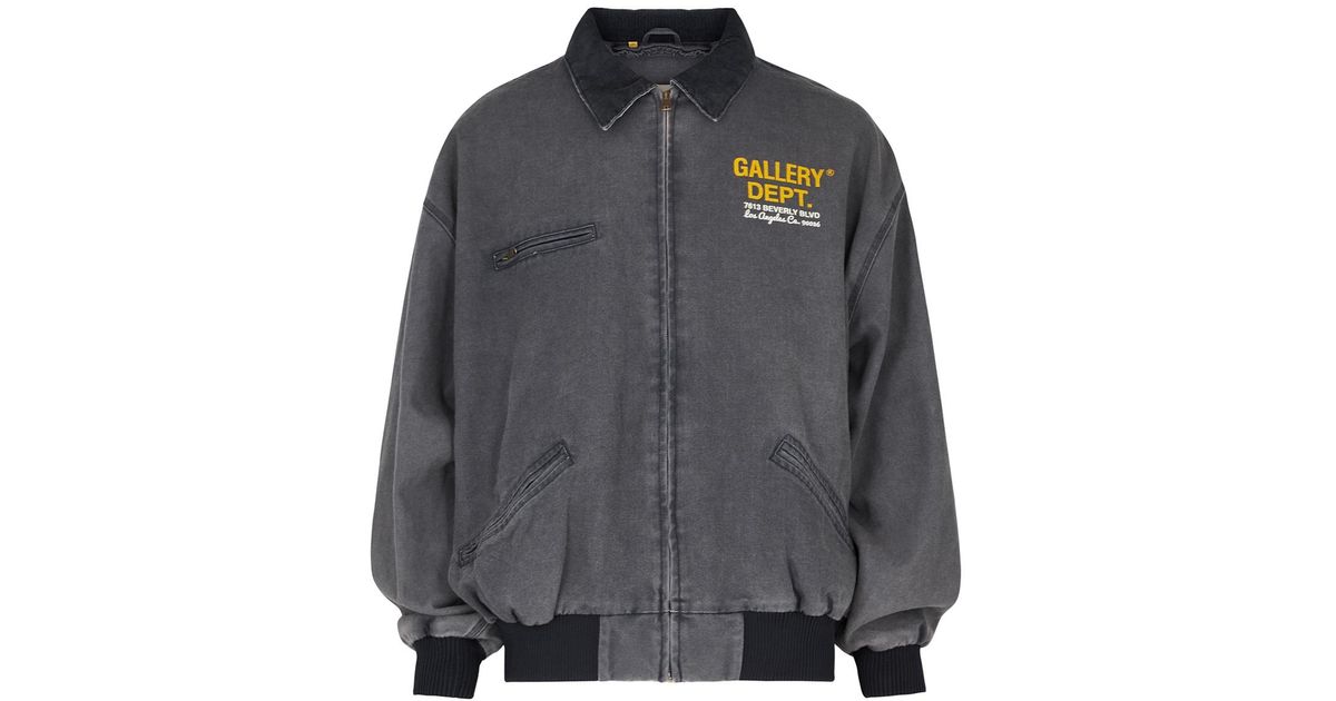 GALLERY DEPT. Mechanic Navy Faded Cotton Jacket in Gray for Men Lyst