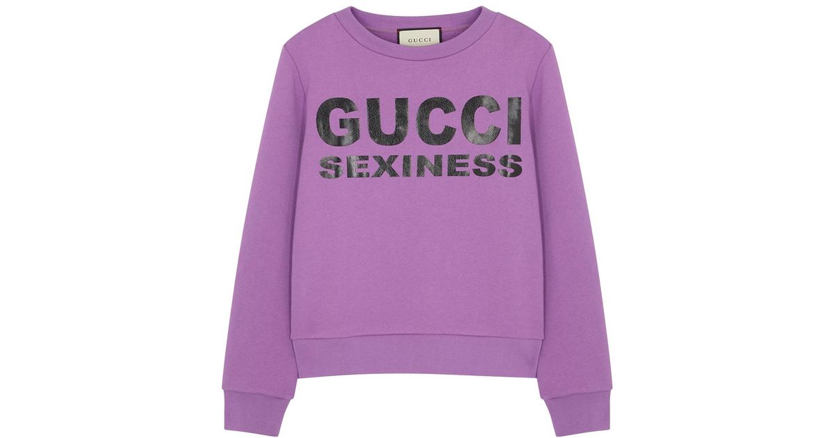 gucci purple shirt