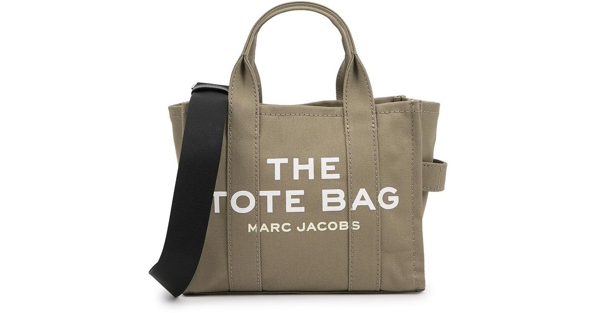 Marc Jacobs The Tote Mini Army Green Canvas Tote | Lyst