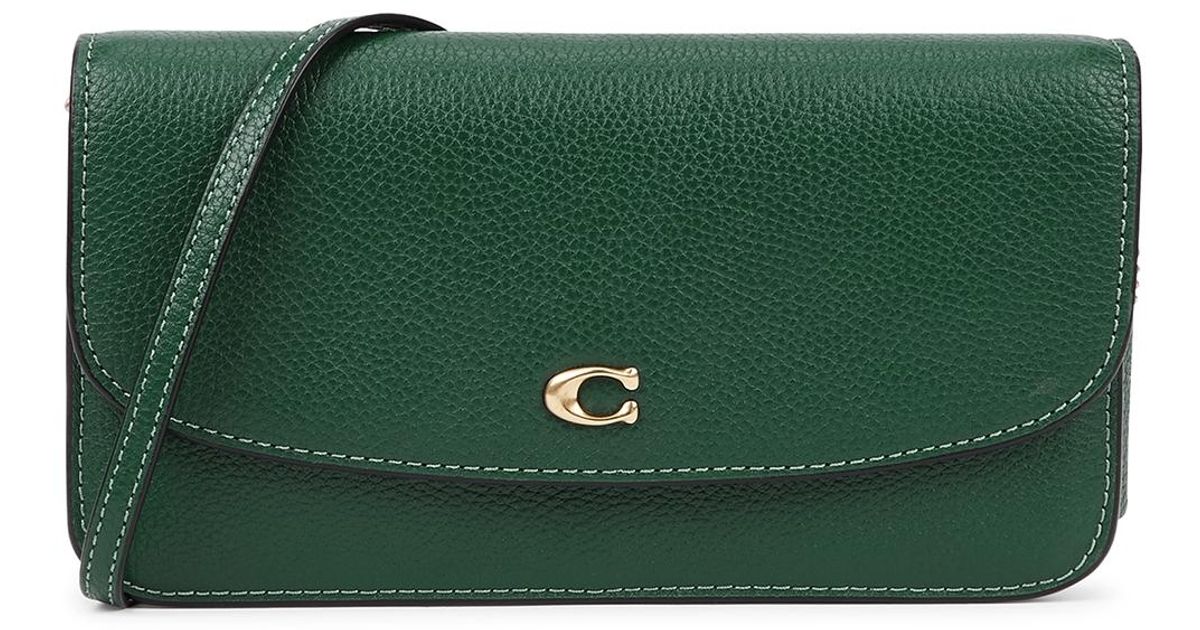 COACH Hayden Leather Crossbody Bag in Green Lyst