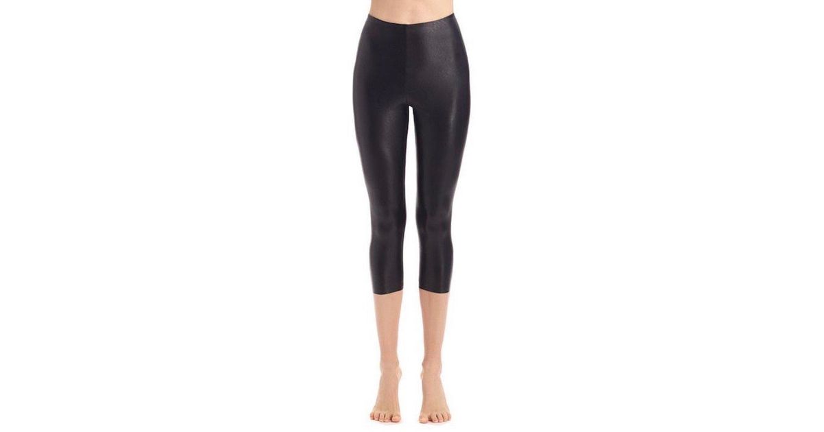 Faux Leather Capri Leggings Best Sale 
