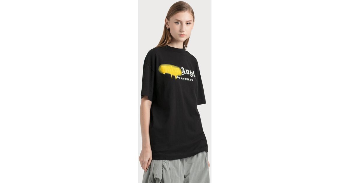 palm angels los angeles sprayed t shirt