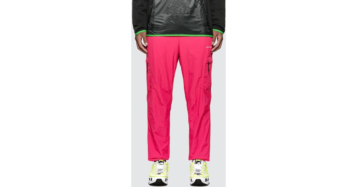 synthetic cargo pants