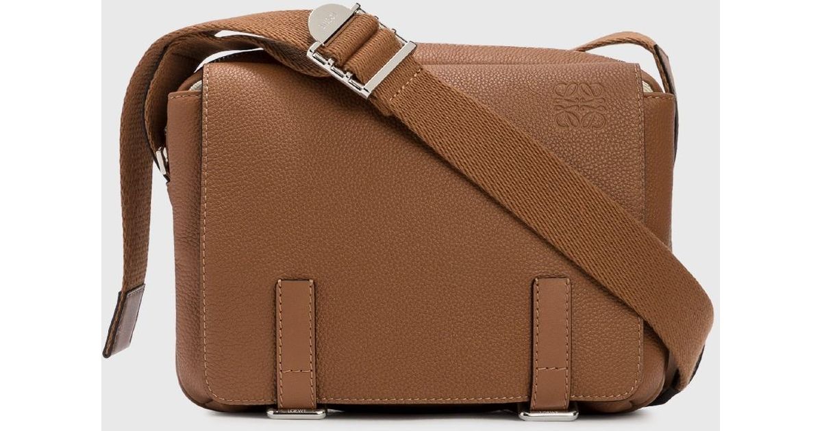 Loewe Xs Military Messenger Bag in Brown for Men Lyst