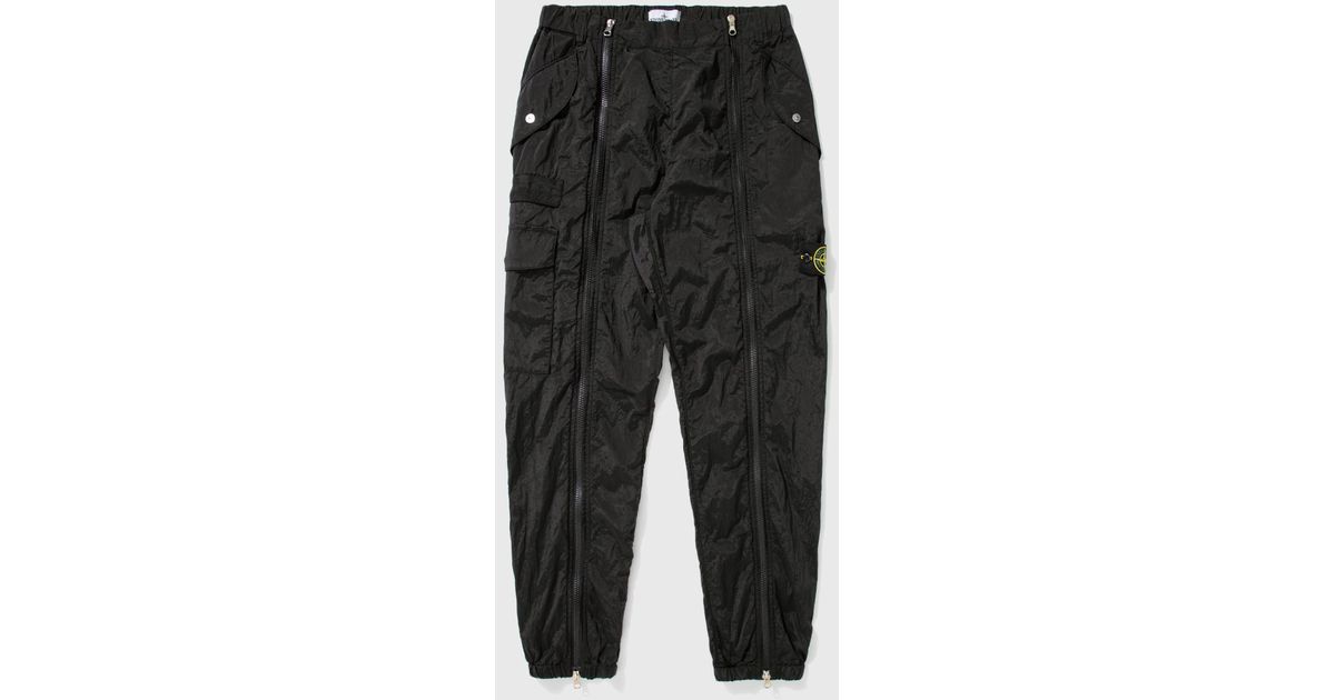paling Hoelahoep Appartement Stone Island Econyl® Regenerated Nylon Cargo Pants in Black for Men | Lyst