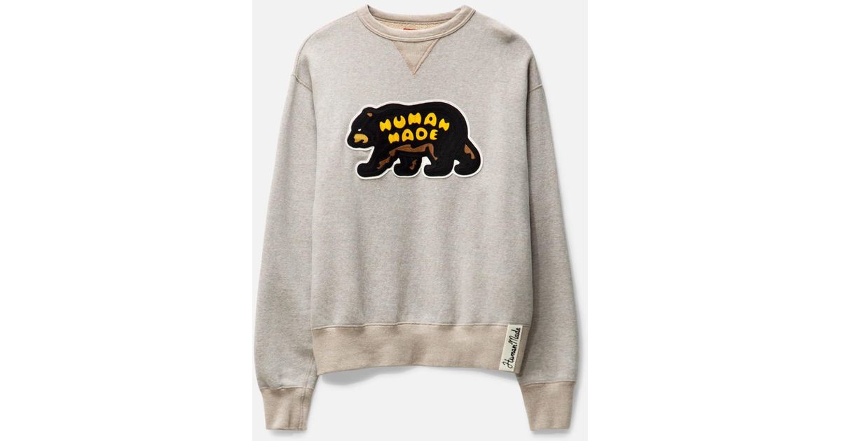 Human Made Tsuriami Sweatshirt #1 in Gray for Men | Lyst