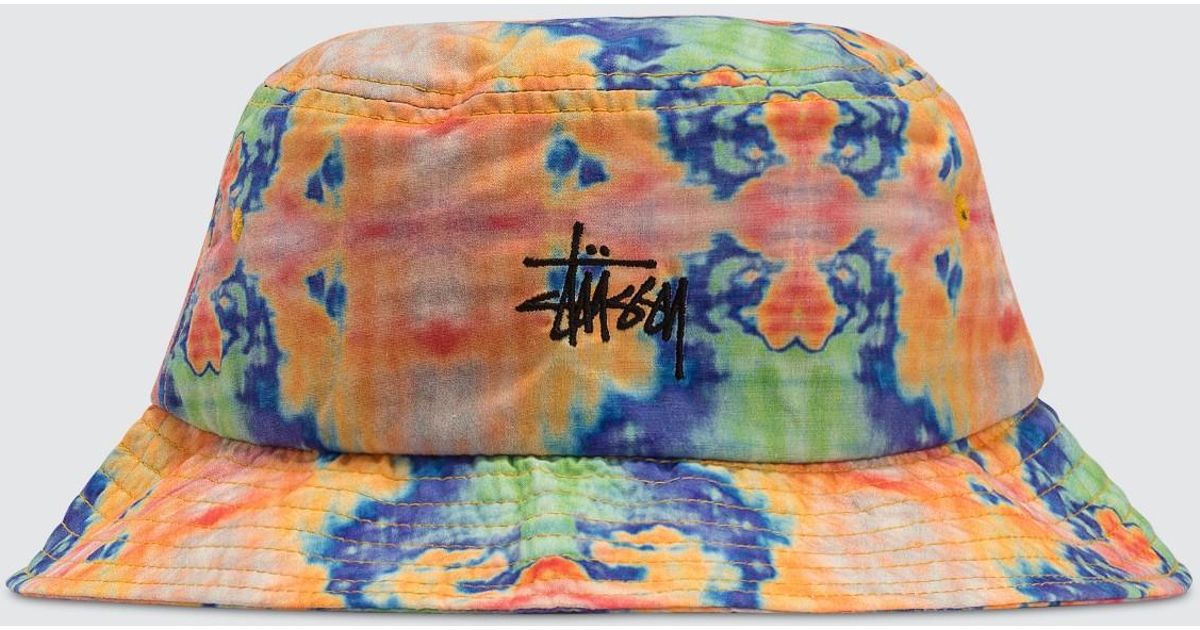 stussy leary bucket hat