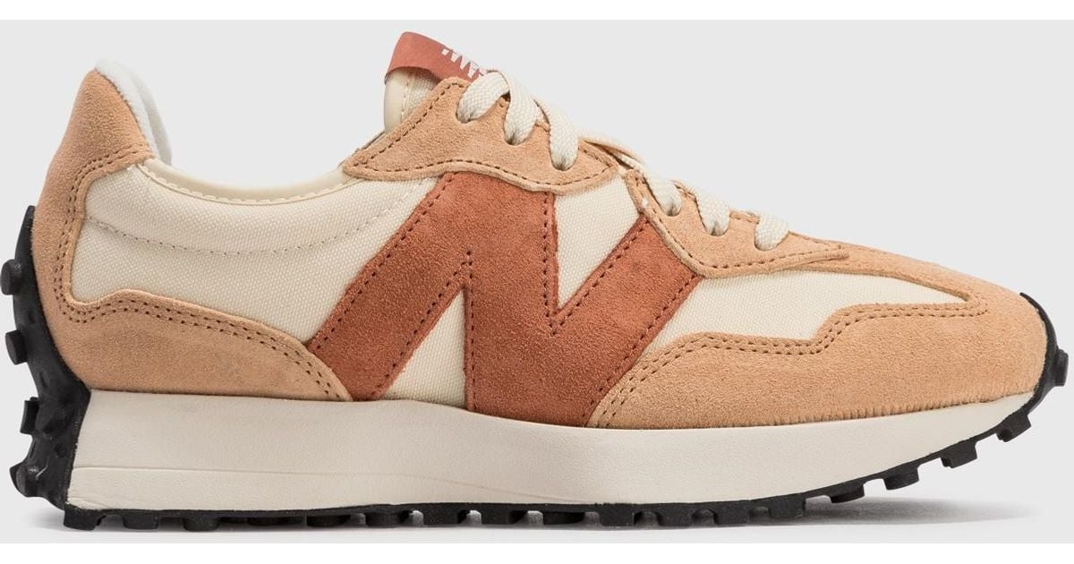 new balance 327 green and orange