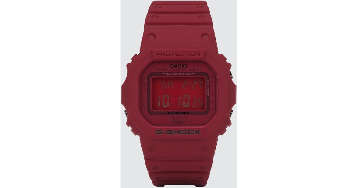 casio g shock 35th anniversary red