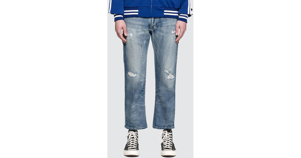 human made relax denim pants