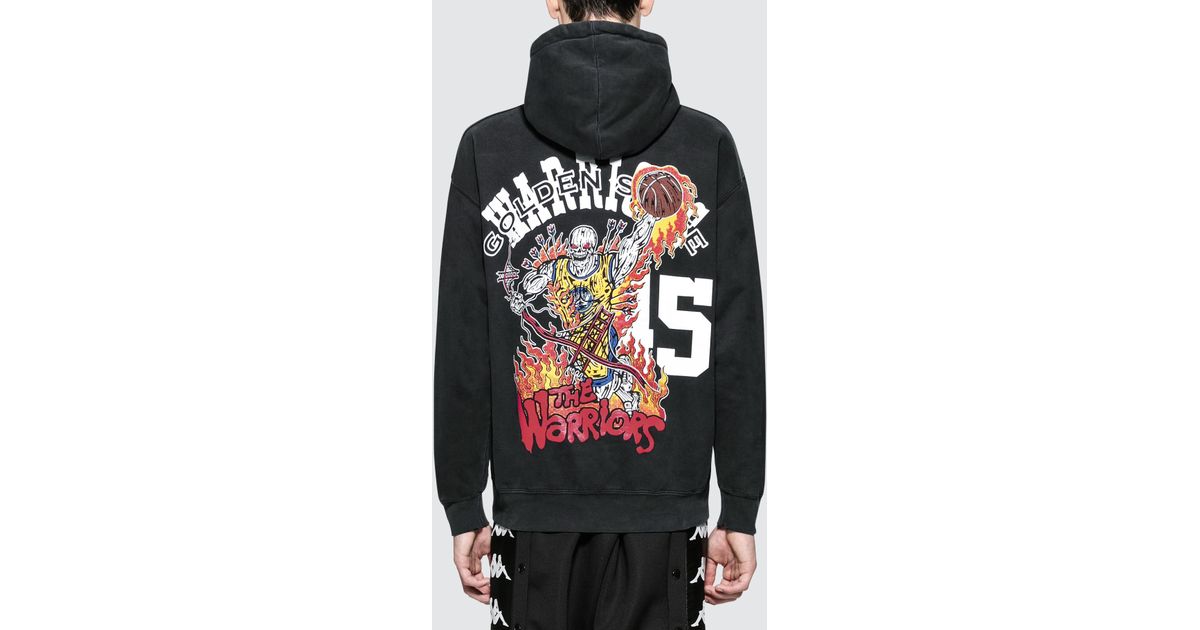 warriors black hoodie