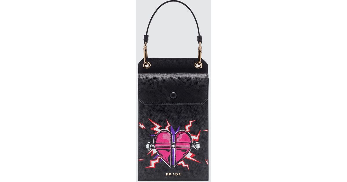 prada heart mini bag