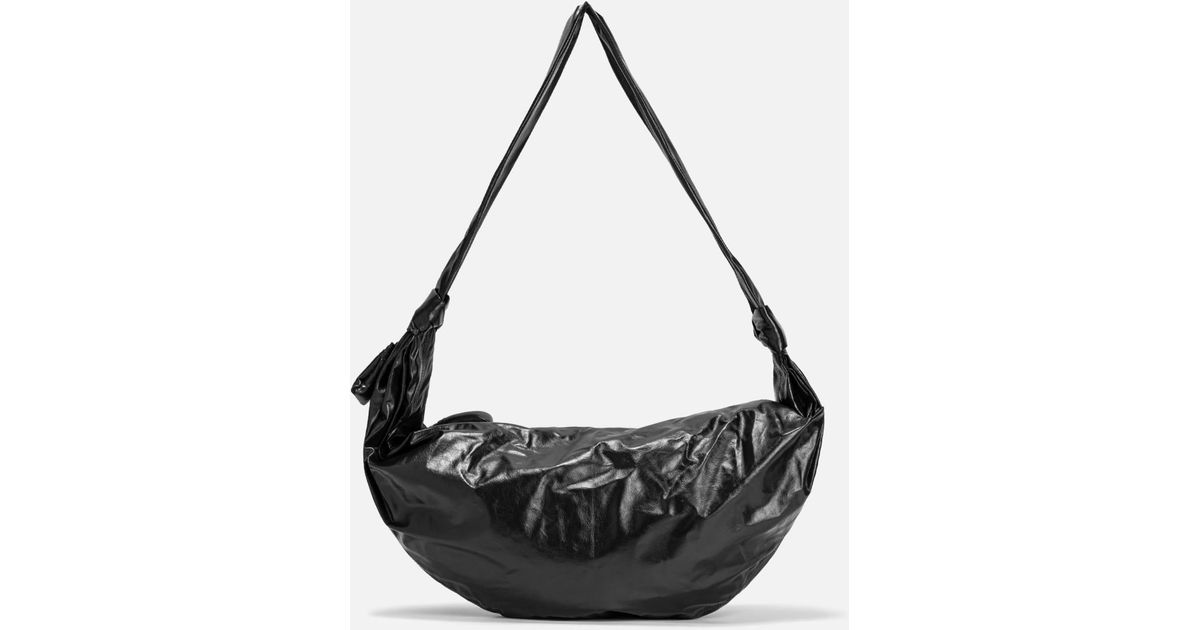 Lemaire Large Soft Croissant Bag in Black | Lyst Canada