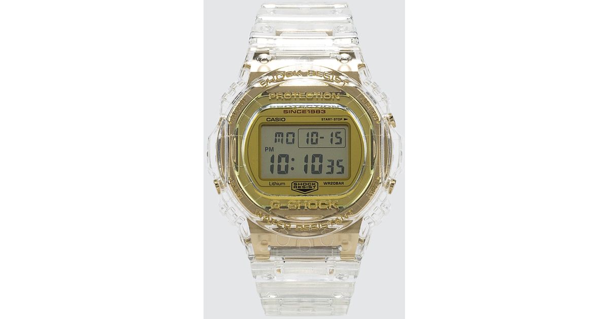 g shock 35th anniversary glacier gold
